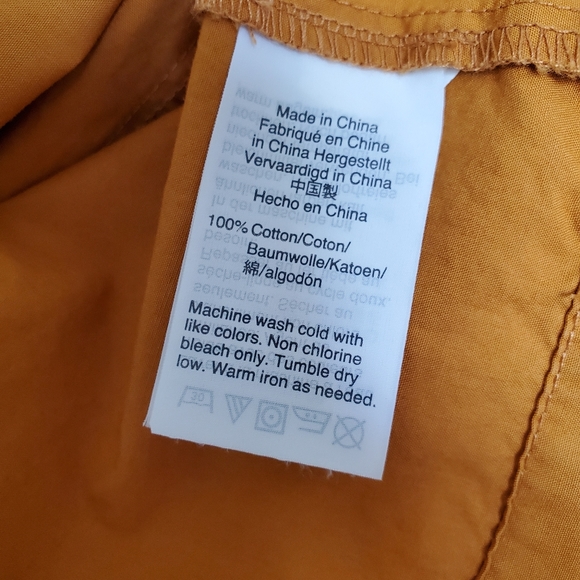 Madewell Square-Neck Wide Sleeves Top in Mustard - Picture 11 of 12